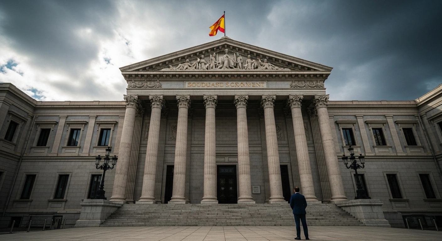 The Spanish Supreme Court building stands as a symbol of legal authority following a ruling on the status of public sector temporary workers.
