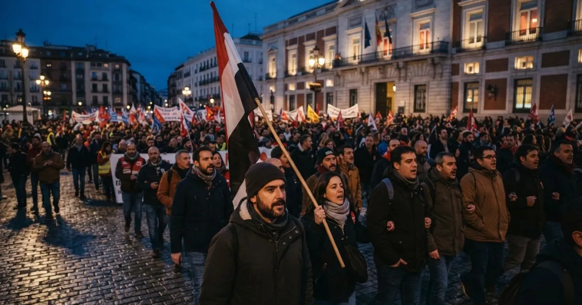 Spanish Labor Unions Announce General Strike Ahead of Snap General Election