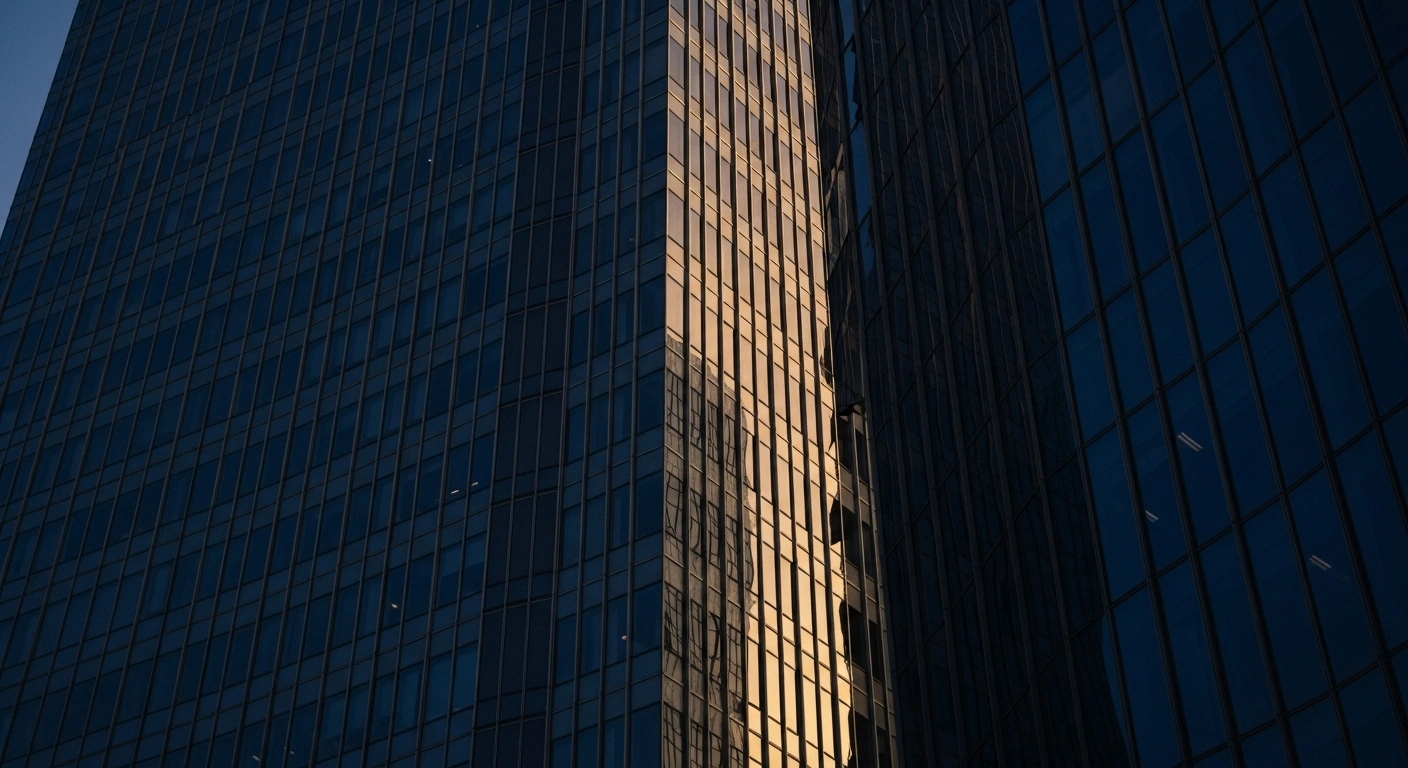 The exterior of a modern office building representing the financial interests of Starcom Holding and Banca di San Marino during a period of investment uncertainty.