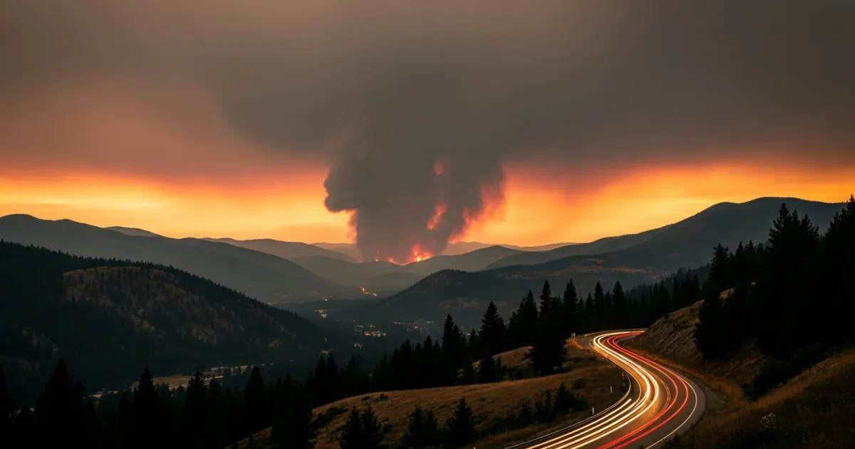 Entire Municipality of Summerland Under Evacuation Order Due to Bald Range Wildfire