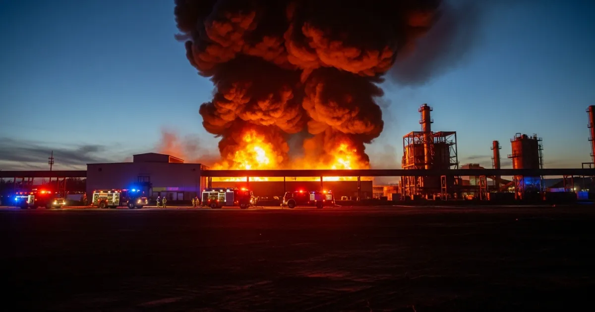 Fire Reported at Rubber Processing Facility in Russia's Tatarstan Region