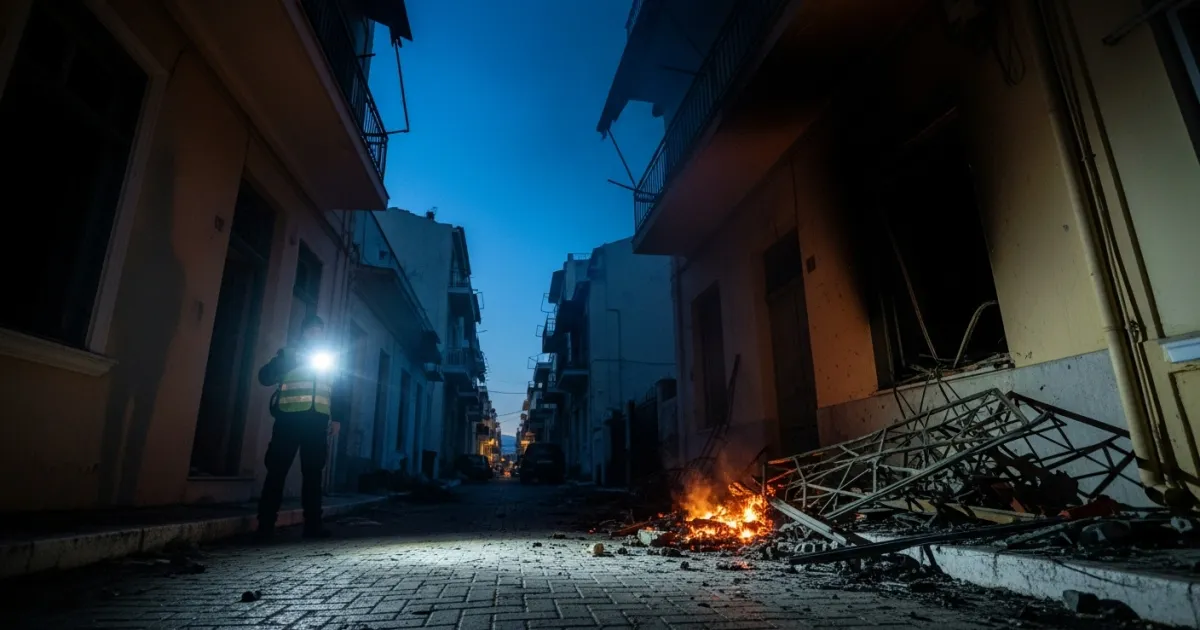 Five Hospitalized Following Coordinated Firebomb Attacks in Thessaloniki