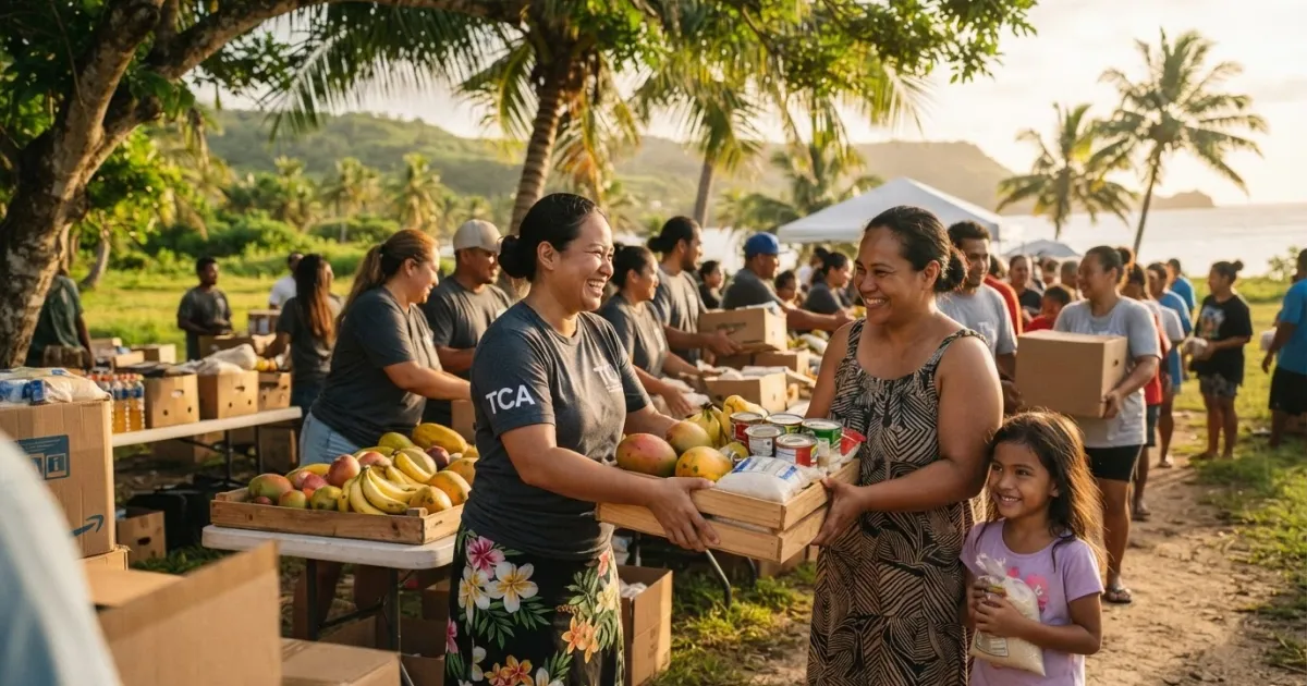 Tinian Community Association Hosts Relief Distribution Event for Residents