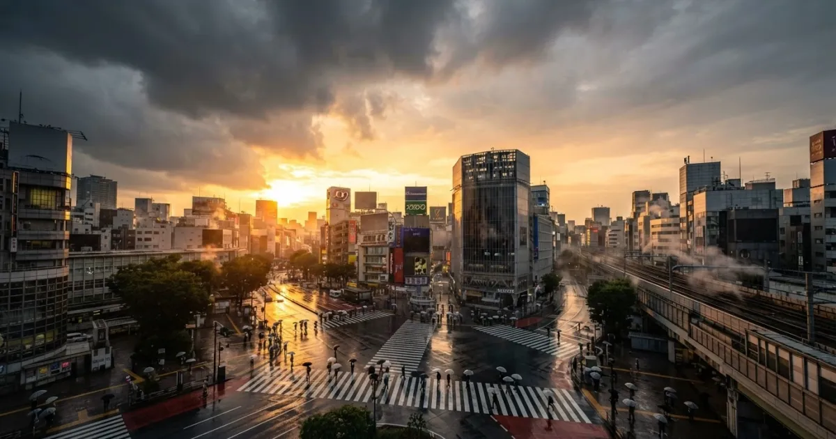 Tokyo Sees First Sunny Weekend Following Historic 37-Day Rain Streak