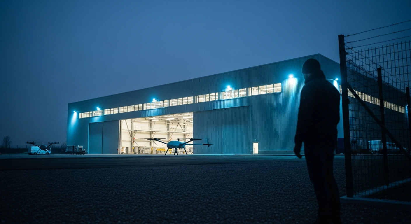 A man is detained by French authorities near a high-security drone manufacturing facility in Toulouse following an espionage investigation.
