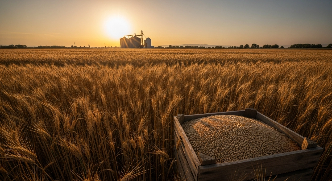 A golden wheat field in Turkey represents the Turkish Grain Board lifting the ban on milling wheat exports.