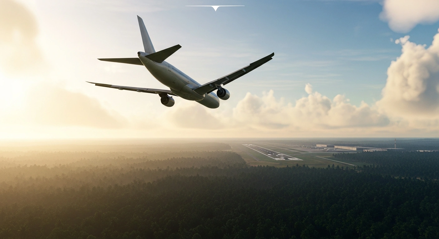 A Turkish Airlines passenger jet makes an emergency landing at Bandaranaike International Airport in Sri Lanka following a bird strike incident.
