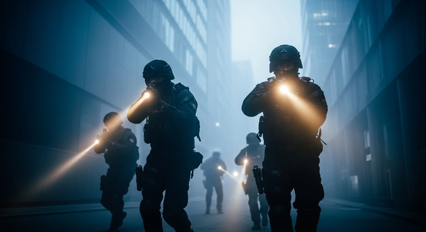 Turkish security forces conduct a coordinated tactical operation to detain suspects linked to the Islamic State group.