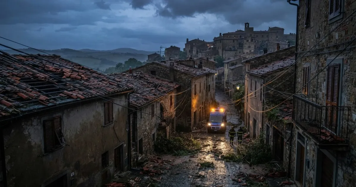 Severe Storms Cause Widespread Damage Across Italy's Tuscany Region