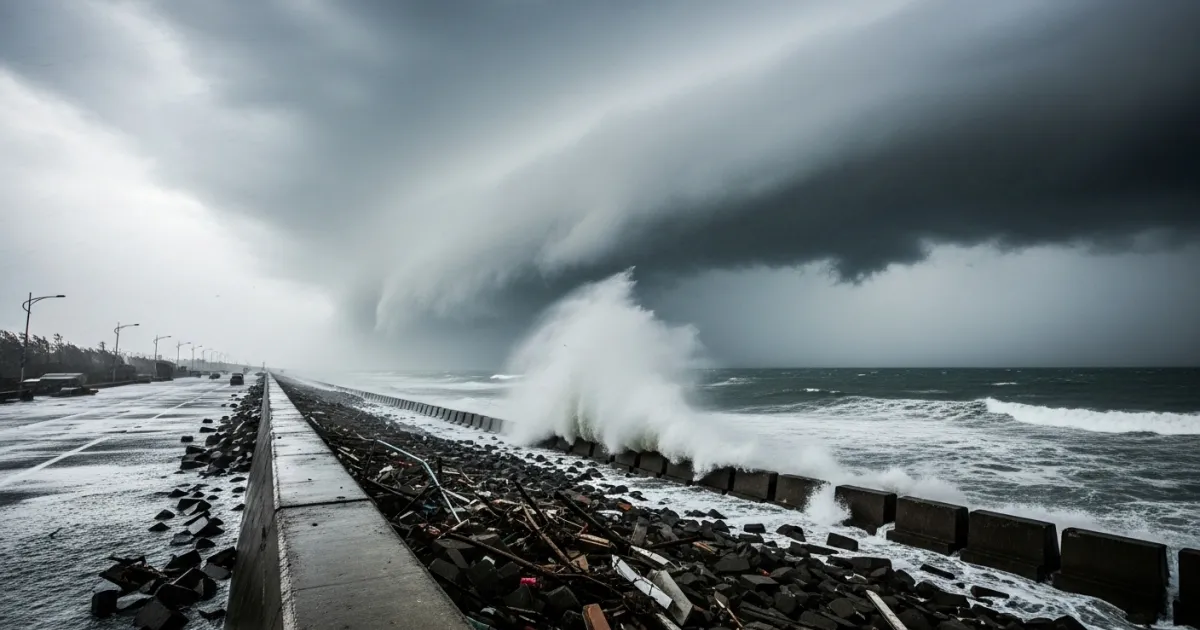 Typhoon Bavi Makes Landfall in China Following Massive Evacuation Efforts