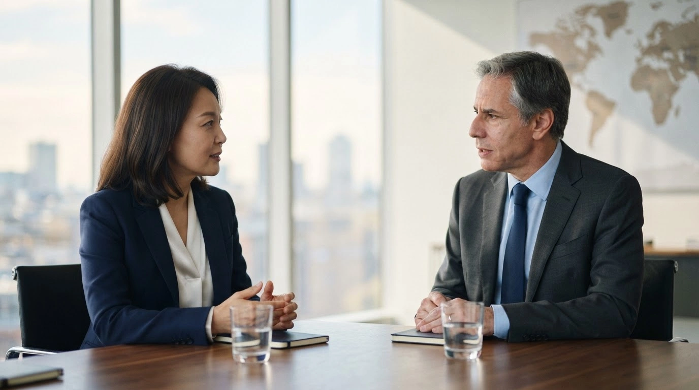 UAE Minister of State Lana Nusseibeh and German State Secretary Jens Plötner meet to discuss strengthening the strategic partnership between their two nations.