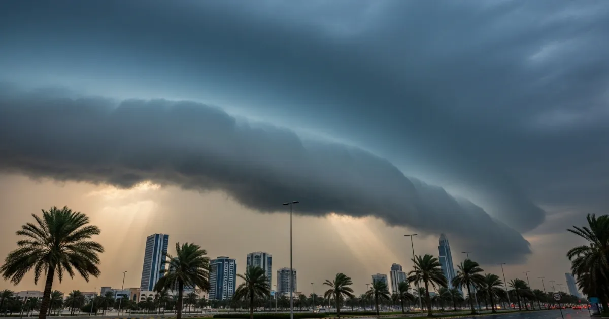 UAE National Centre of Meteorology Issues Weather Alert for Rain and Strong Winds