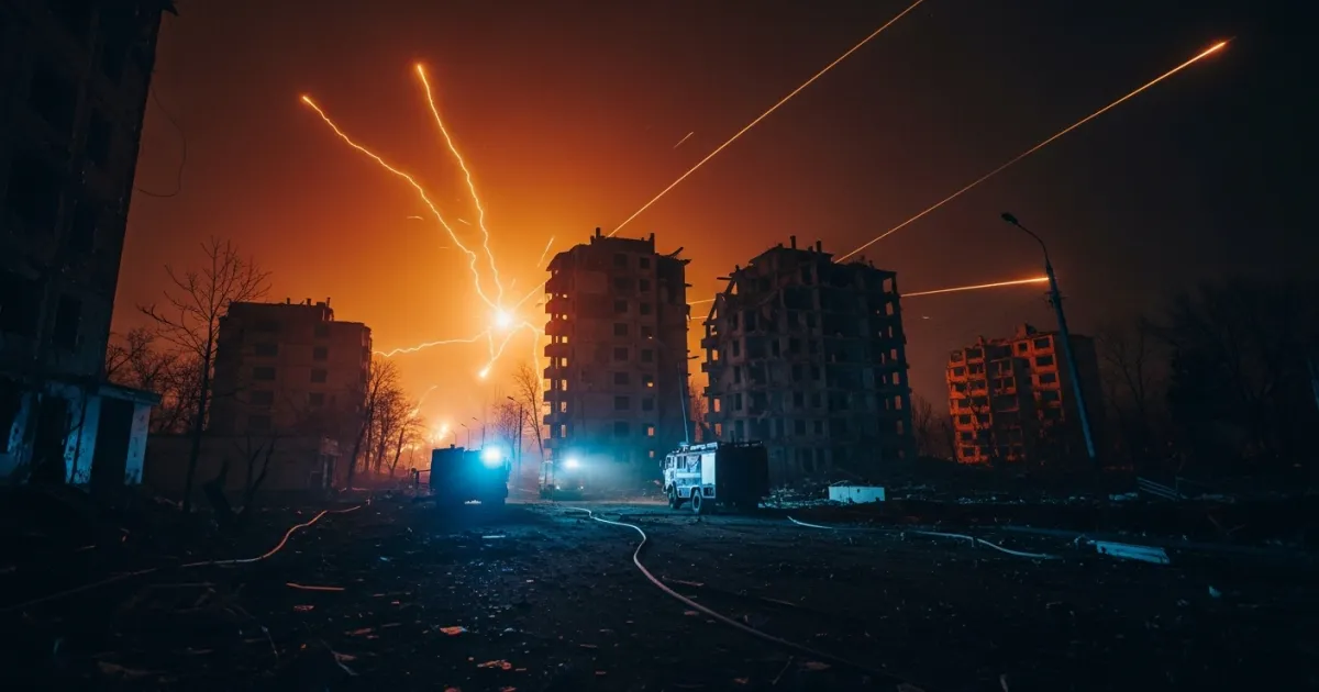 Russian Forces Launch Large-Scale Overnight Missile and Drone Assault Across Ukraine