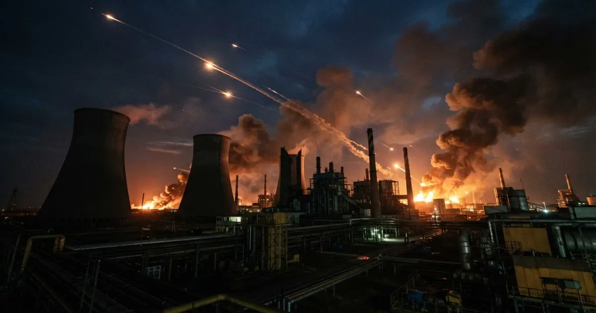 Russian Forces Launch Large-Scale Missile and Drone Strikes on Ukraine's Energy Grid