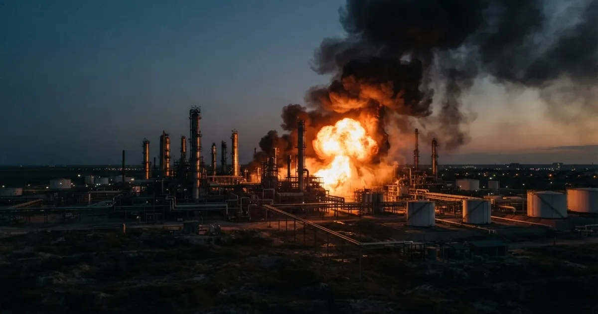 Ukrainian Drone Strike Targets Novokuibyshevsk Oil Refinery in Samara Oblast