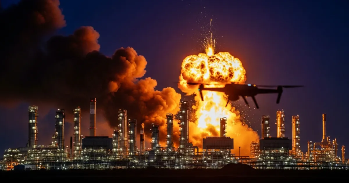 Ukrainian Drone Targets Gazprom Neftekhim Salavat Refinery in Bashkortostan