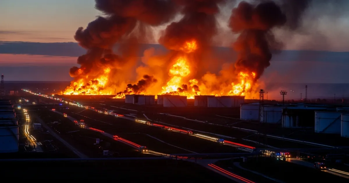 Reported Ukrainian Drone Strike Targets Oil Facility in Stavropol Krai