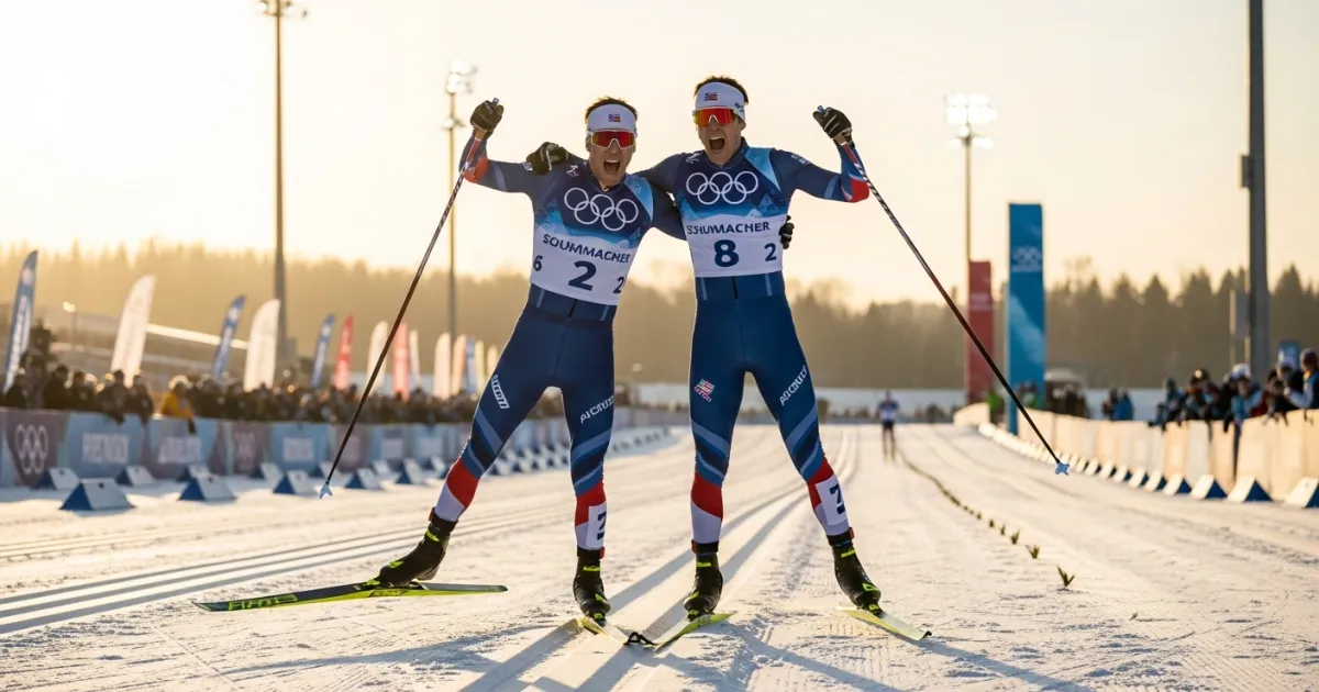 U.S. Men's Ski Team Secures Historic Silver in Olympic Team Sprint