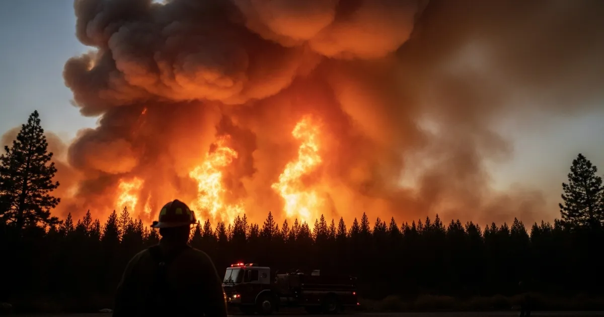 US Firefighters Battle Dozens of Large Wildfires Amid Persistent Heatwaves