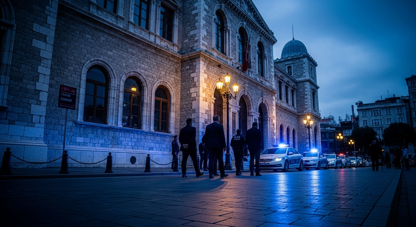 Turkish authorities detain Uskudar Mayor Sinem Dedetas and five others during an investigation into municipal building permit irregularities in Istanbul.