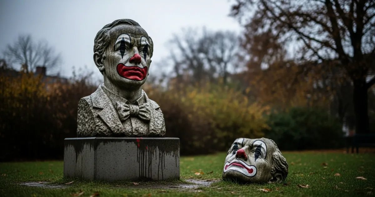 Vladimir Putin Bust Vandalized in Aarhus Shortly After Installation