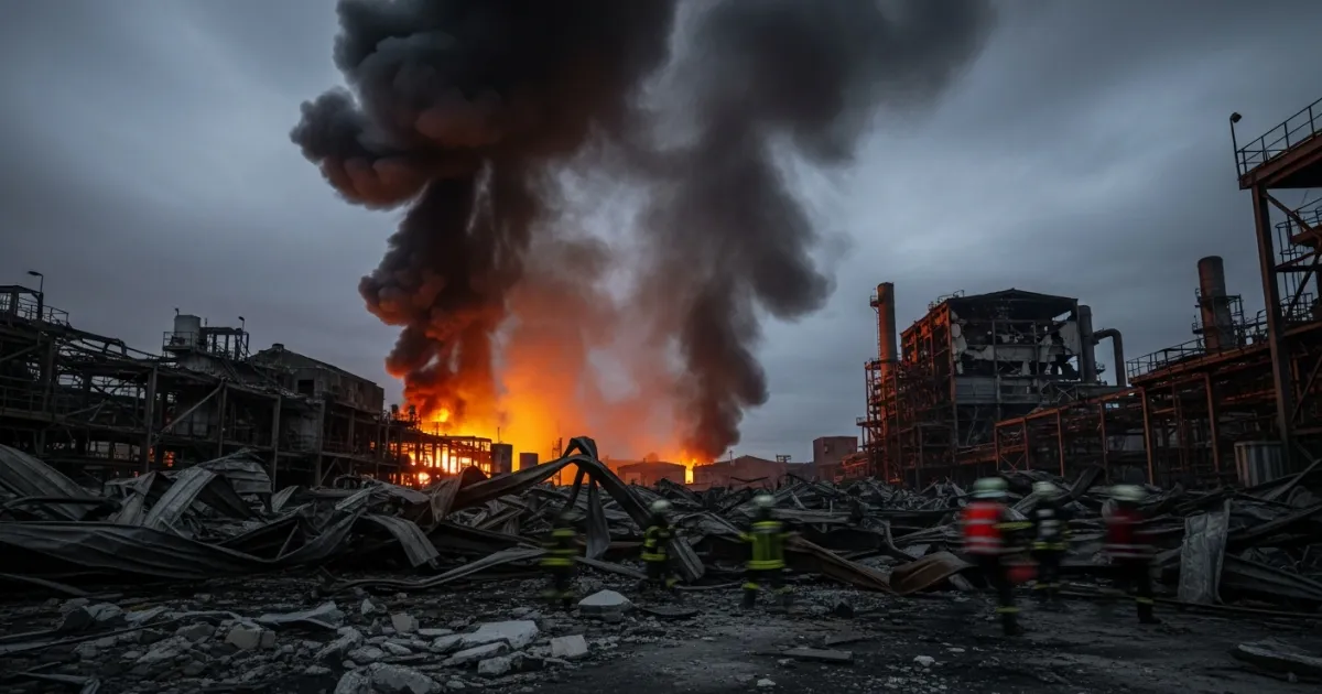 Ukrainian Drone and Missile Strike Reported at Manufacturing Facility in Voronezh