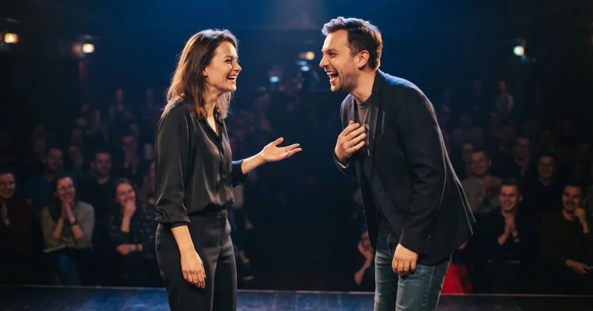 Kolektyw Śmiesznie and Paulina Gałązka Headline 'Śmiech na Hali' in Warsaw