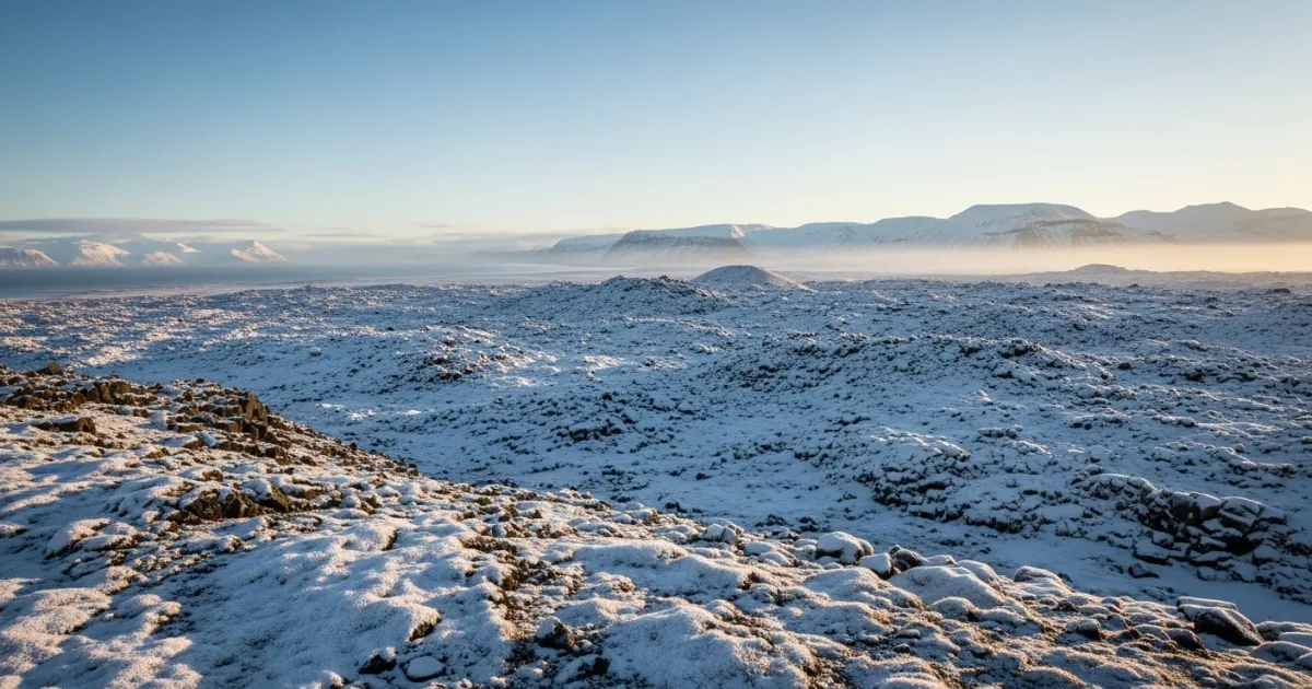 Clear Skies and Crisp Temperatures Mark Start of Easter Weekend in West Iceland