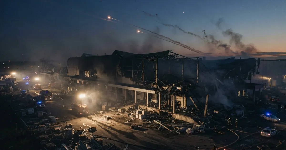 Wildberries Warehouse Targeted in Moscow Region Drone Strike