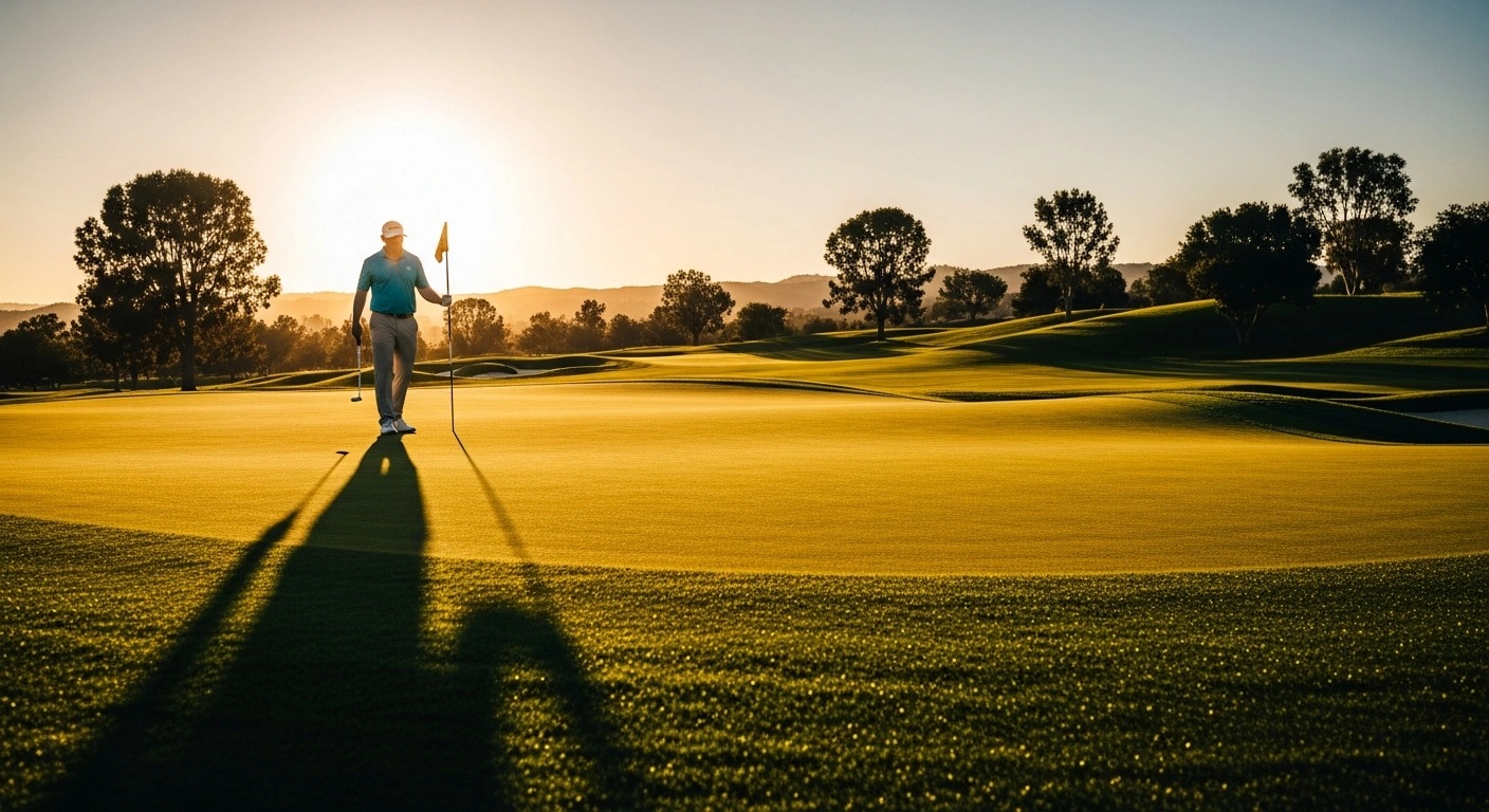 Wyndham Clark celebrates his victory after winning the 2023 U.S. Open championship at the Los Angeles Country Club.