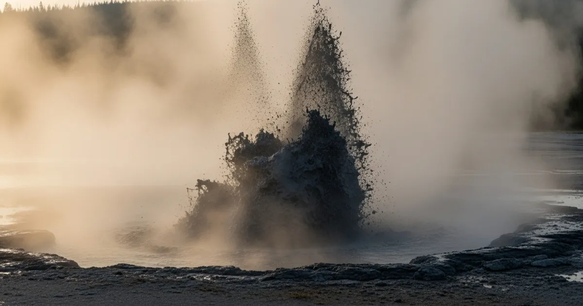 Muddy Eruption Rocks Yellowstone's Black Diamond Pool, USGS Describes ...