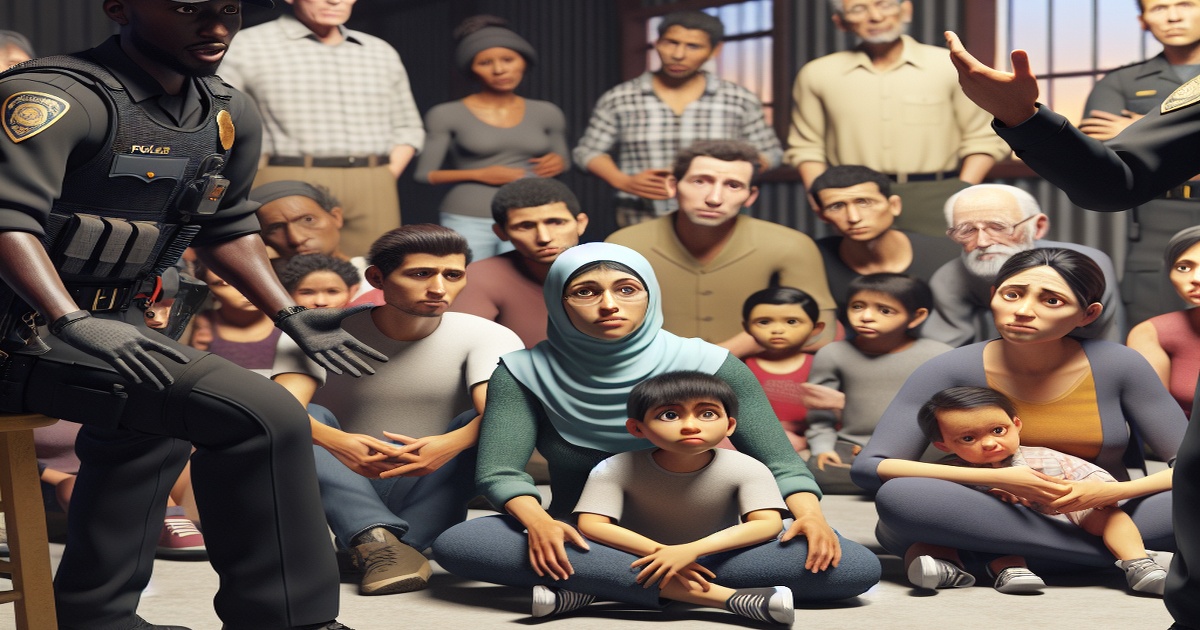 Main image to the post Police Warn Asylum Seekers on Conduct Amidst Concerns and Housing Challenges