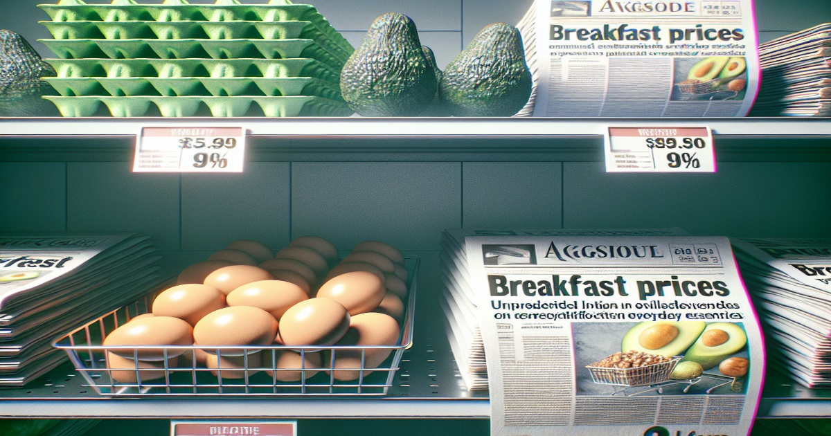 Main image to the post Rising Breakfast Costs on Eggs and Avocados Spark Consumer Concerns