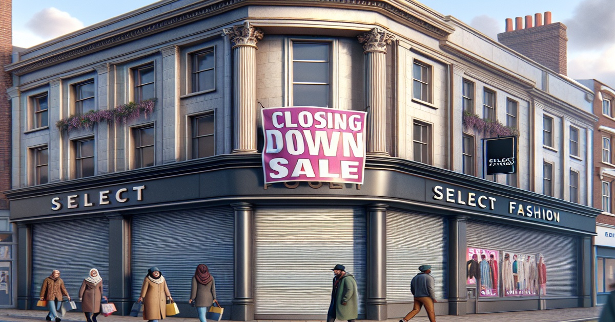 Main image to the post Select Fashion Announces Closure of 12 UK Branches Amid Regional Shifts