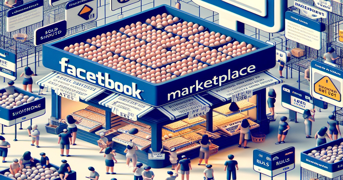 Main image to the post Social Media Users Turn to Facebook Marketplace Amid Egg Shortage Despite Violating Policies