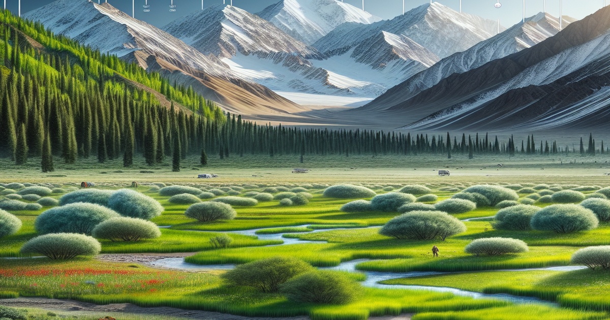 Main image to the post New Map Reveals Vegetation Changes on Qinghai-Xizang Plateau