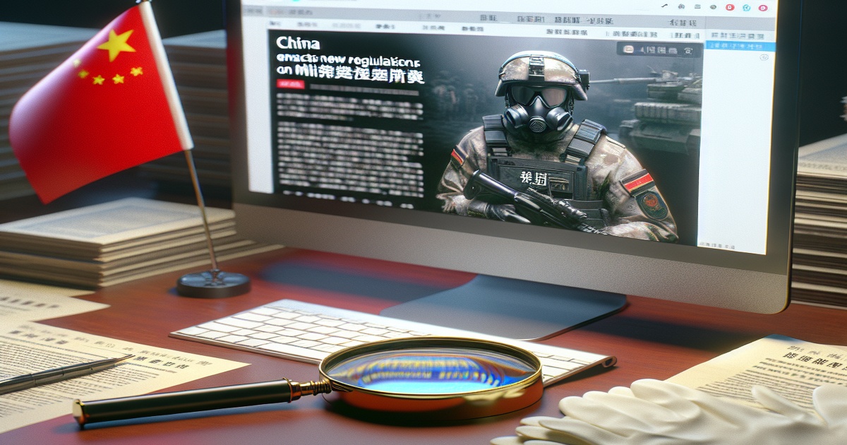 Main image to the post China Enacts New Regulations on Military-Related Online Content