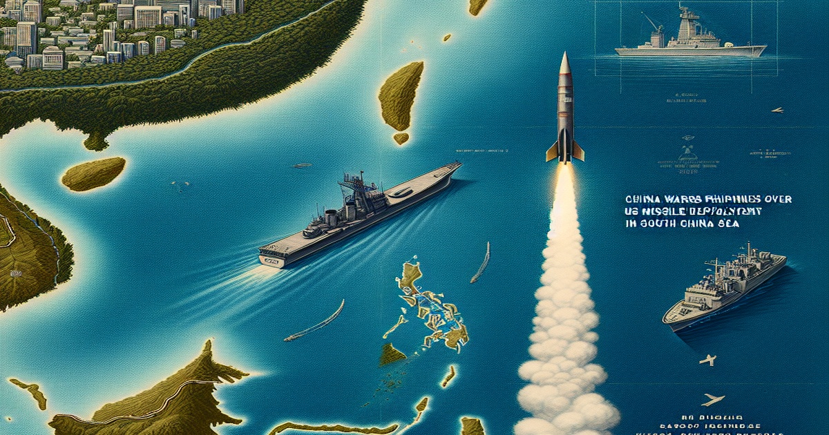 Main image to the post China Warns Philippines Over US Missile Deployment in South China Sea