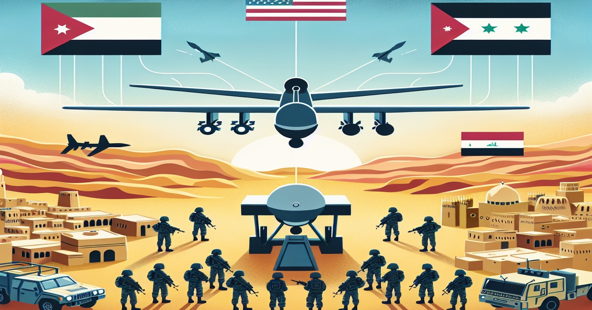 Main image to the post US and UK Assist Israel in Shooting Down Iranian Drones Over Jordan, Iraq, and Syria
