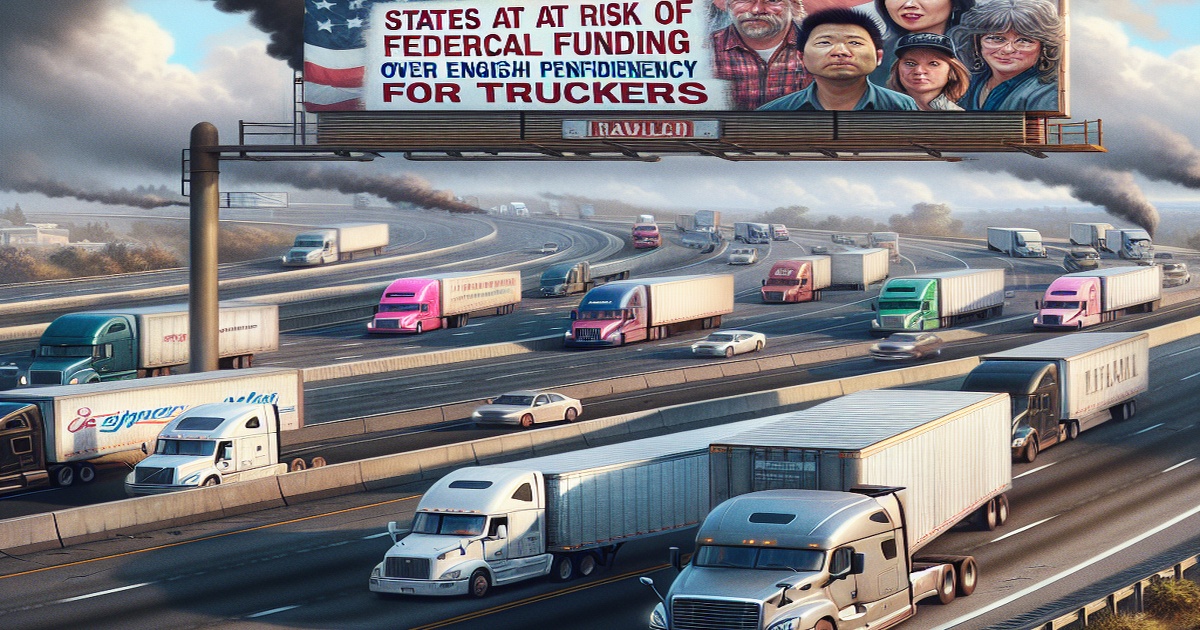 States at Risk of Losing Federal Funding Over English Proficiency Enforcement for Truckers