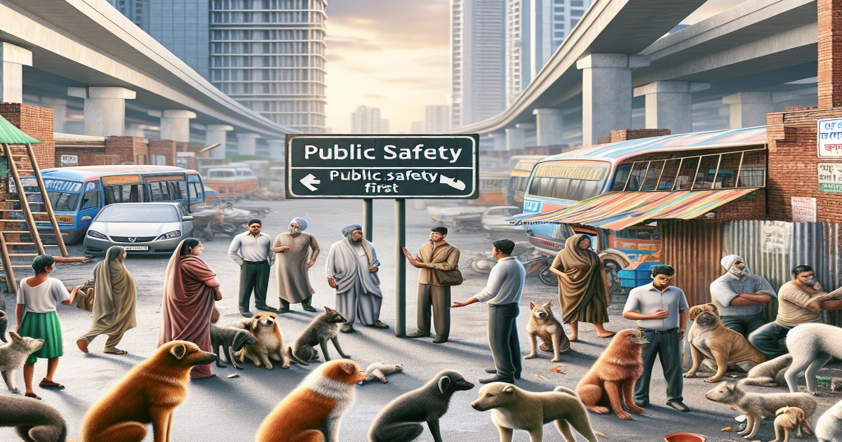 Main image to the post Delhi's Stray Dog Relocation Order Sparks Debate on Animal Rights and Public Safety