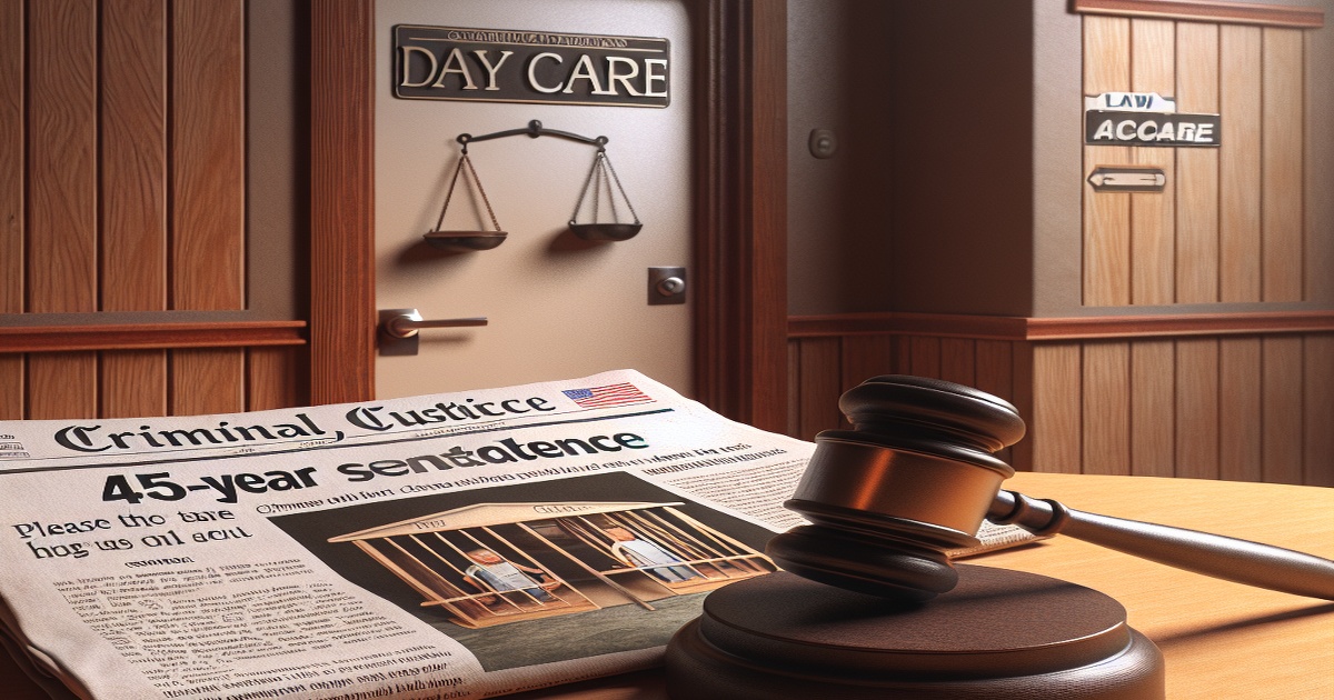 Main image to the post "Day Care Owner Sentenced to 45 Years for Toddler's Fatal Fentanyl Poisoning"