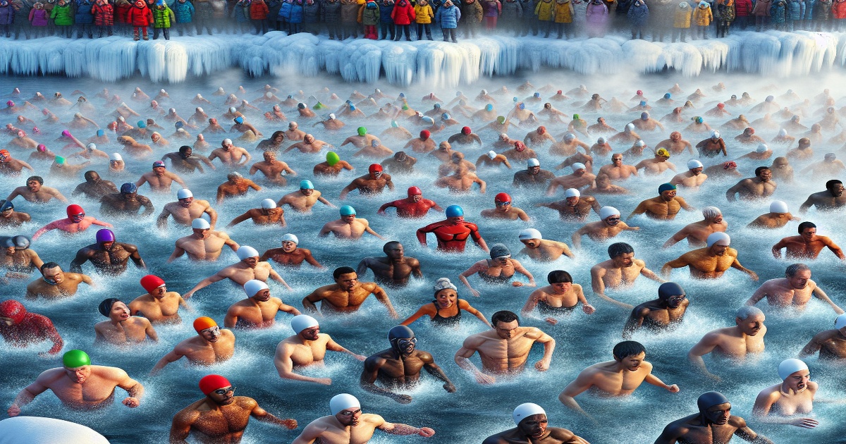 Main image to the post Czech Cold-Water Swimmers Set New World Record for Largest Polar Bear Dip