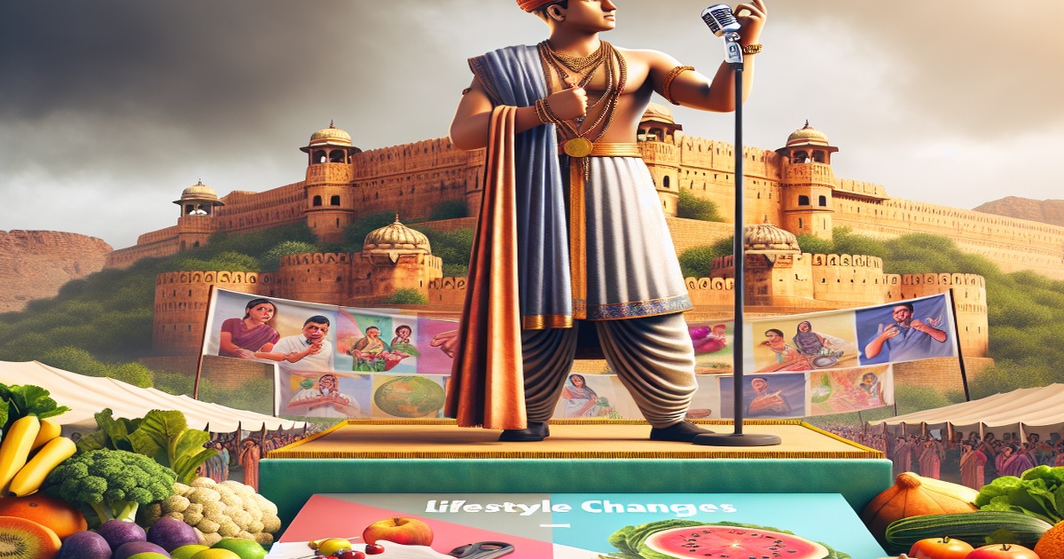 Main image to the post Rajasthan Chief Minister Advocates Lifestyle Changes for a Healthier State on World Health Day