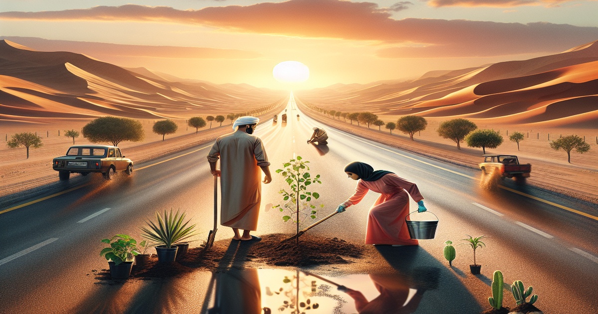 Main image to the post A Couple's Commitment to Sustaining Life Along the Desert Highway