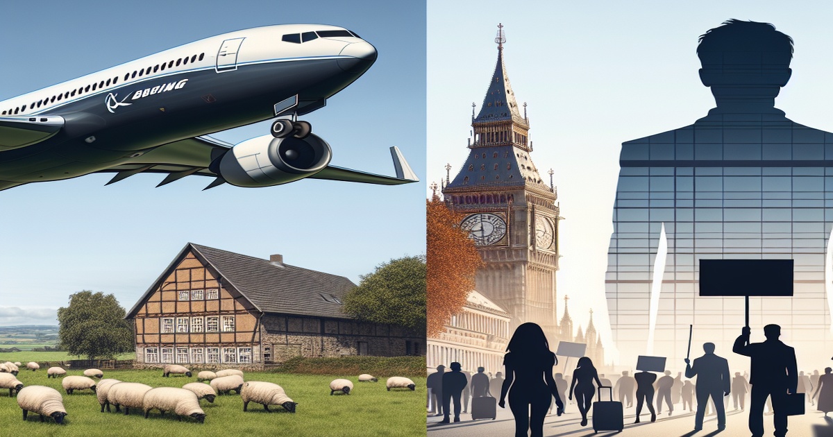 Main image to the post Trump on Boeing, Musk, and Protests Erupt in Wales and Germany