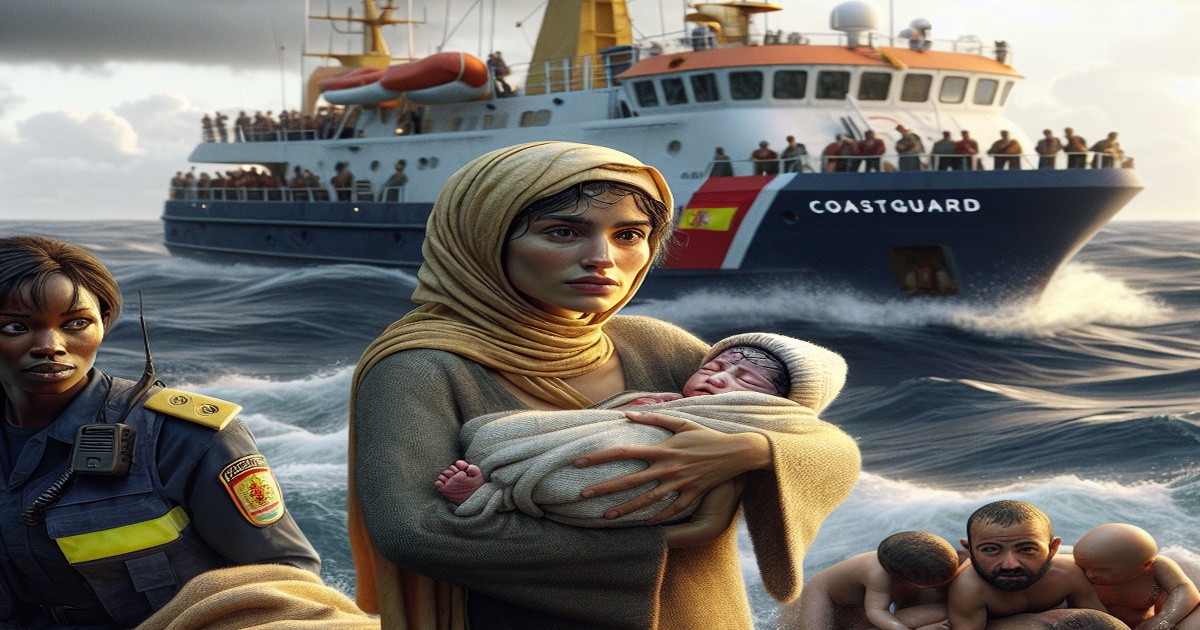 Main image to the post Baby Born on Migrant Vessel Rescued by Spanish Coastguard