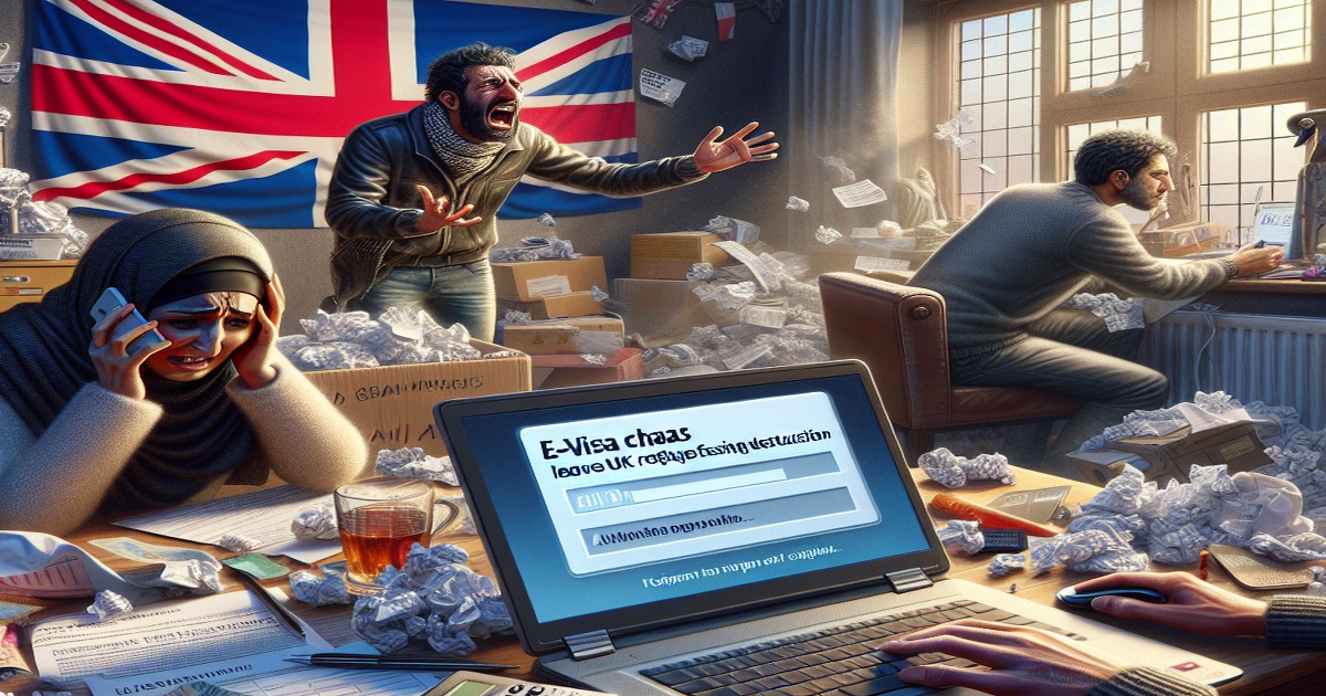 Main image to the post E-Visa Chaos Leaves UK Refugees Facing Destitution
