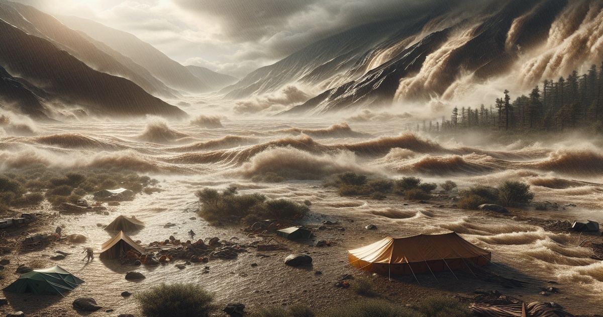 Flash Flood in Inner Mongolia Claims 12 Lives at Campsite