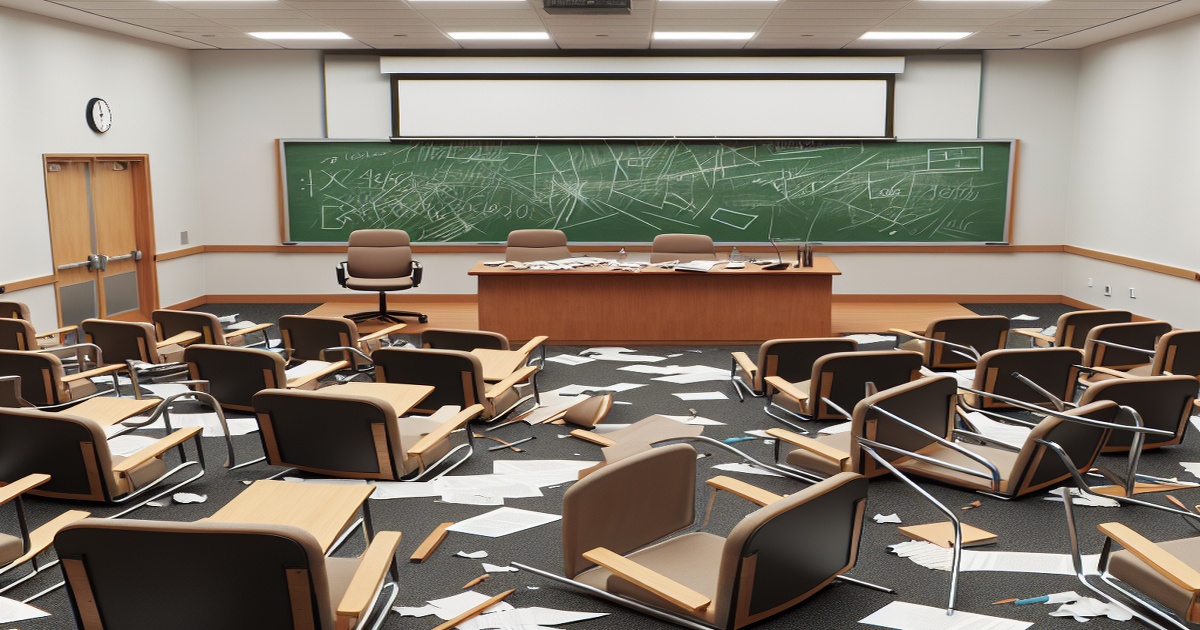 Main image to the post Attack on Hosei University Lecture Hall Leaves Eight Students Injured